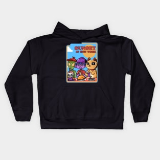 Sunset in New York Kids Hoodie